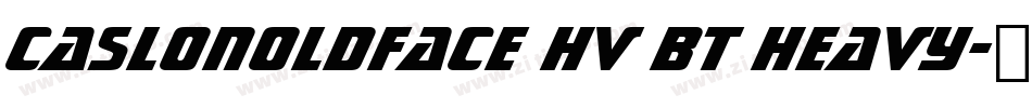 CaslonOldFace Hv BT Heavy字体转换